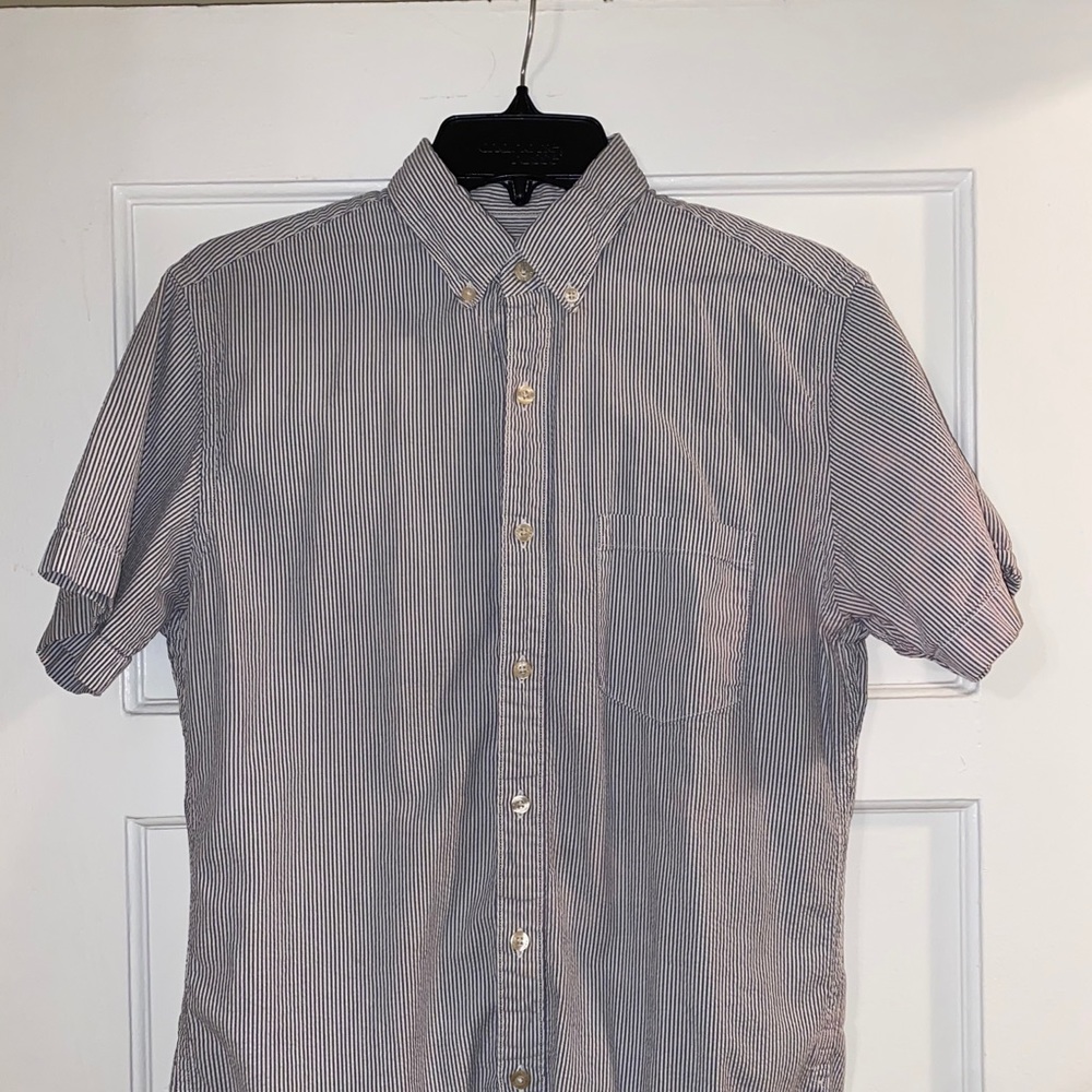J Crew Short Sleeve Button Up